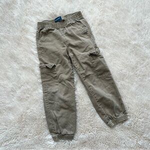 Old Navy Olive Green Twill Cargo Jogger Pants for Girls